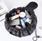 Drawstring Makeup Storage Bag Women Portable Travel Black Large Capacity Portables Handbag Storage-Bags Trendy